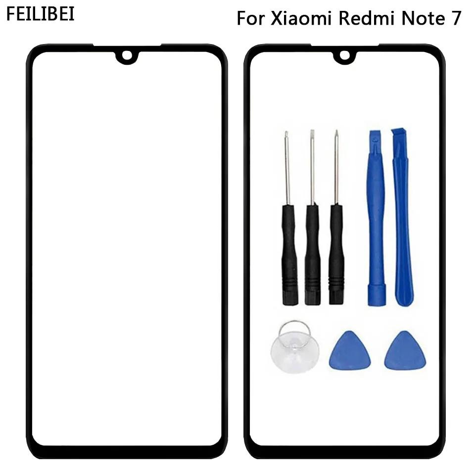 

6.3 inch For Xiaomi Redmi Note 7 Touch Screen Front Outer Glass Panel Replacement Part For Xiaomi Redmi Note 7 Note7 Touchscreen