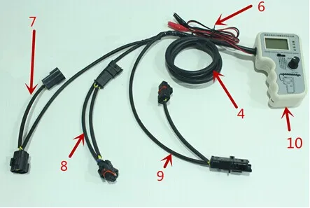 С ЖК-экраном Diagauto дизель CR508 Common Rail Тестер давления и симулятор