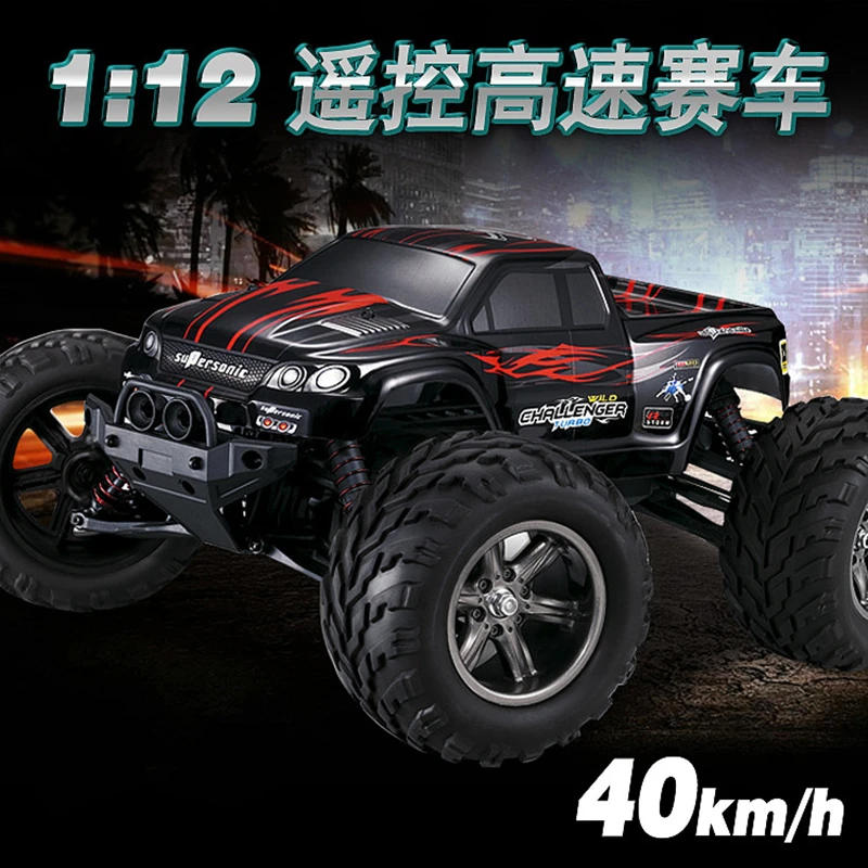 

2016 HOT RRC Car 9115 2.4G 1:12 1/12 Scale 40KM+ RC RTR Brushed Monster Truck Off-road Car RTR 2.4GHz