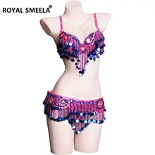Best Offers 2020 New Women's belly dance set costume belly dancing clothes Sexy Night dance bellydance Carnival Tops Chain BRA Belt WY8610 Best Offers 2020 New Women's belly dance set costume belly dancing clothes Sexy Night dance bellydance Carnival Tops Chain BRA Belt WY8610