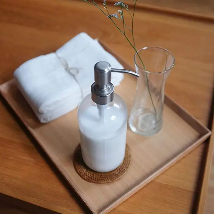 Насос для мыла из нержавеющей стали дозаторы лосьона замена насоса для ванной комнаты дома-капля