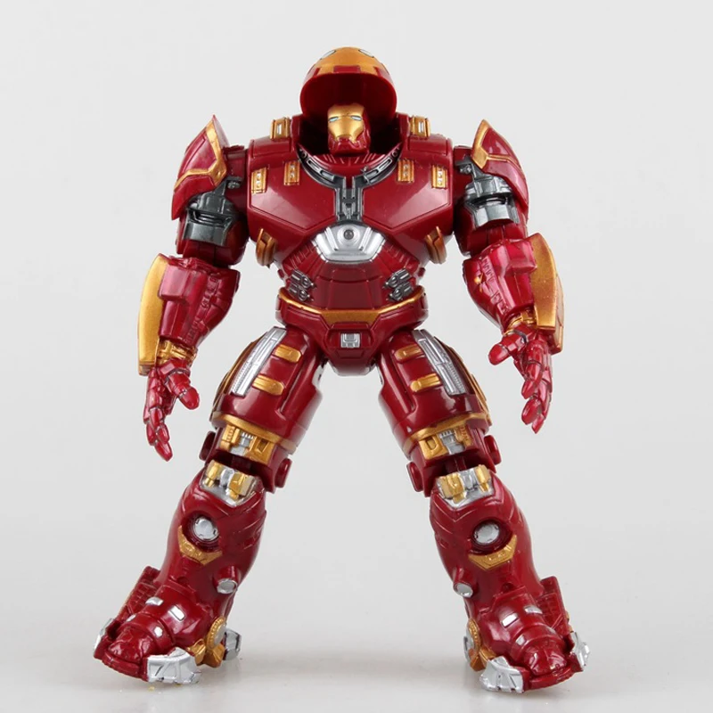 Marvel Avengers 2 Iron Man 18cm Hulkbuster Armor Joints Movable Pvc - marvel avengers 2 iron man 18cm hulkbuster armor joints movable pvc action figure mark with led light collection model toy e in action toy figures from