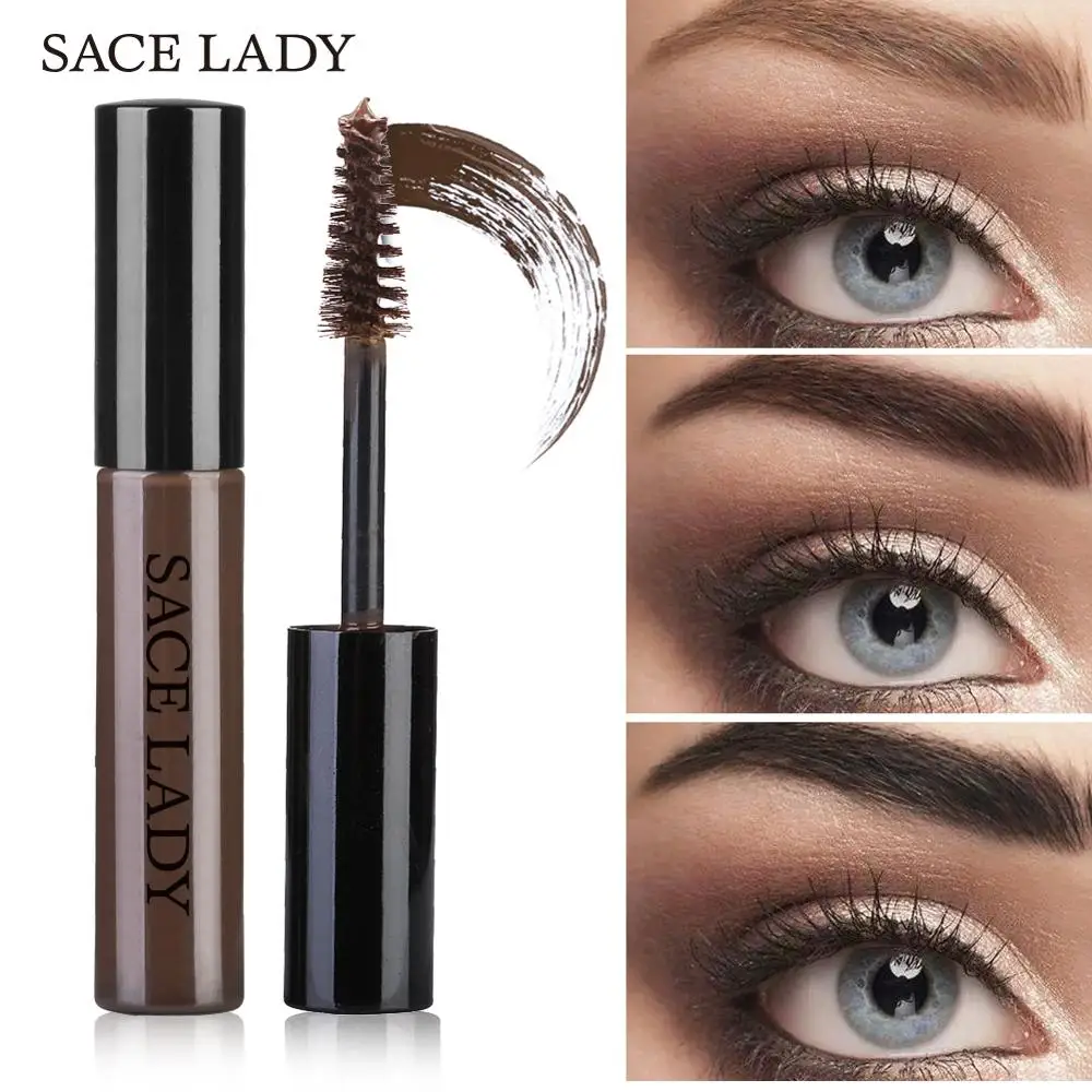 

SACE LADY Waterproof Eyebrow Tint Enhancer Cream Brown Henna Eye Brow Gel Long Lasting Pomade Eye Makeup Stamp Wax Cosmetic