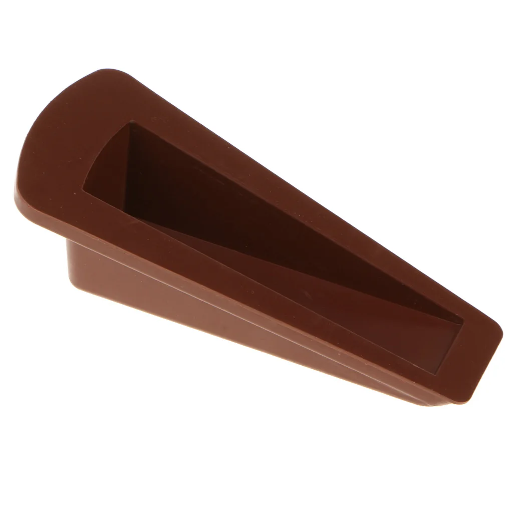 Rubberish Door Stop Doorstopper Interior Floor Doorstop Door Jammer Door Catcher Brown/Black/White