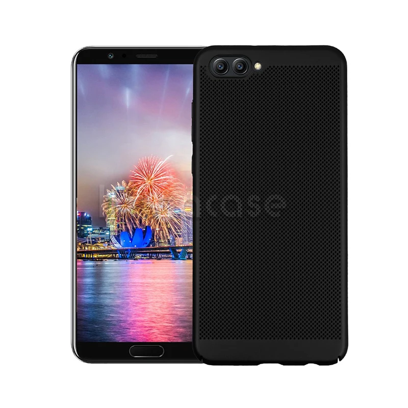 50 шт. сотовый дышащий жесткий пластиковый чехол для huawei Honor 20 10 Pro Lite V10 Play 9X 8X тонкий теплоотвод Сетчатый Чехол