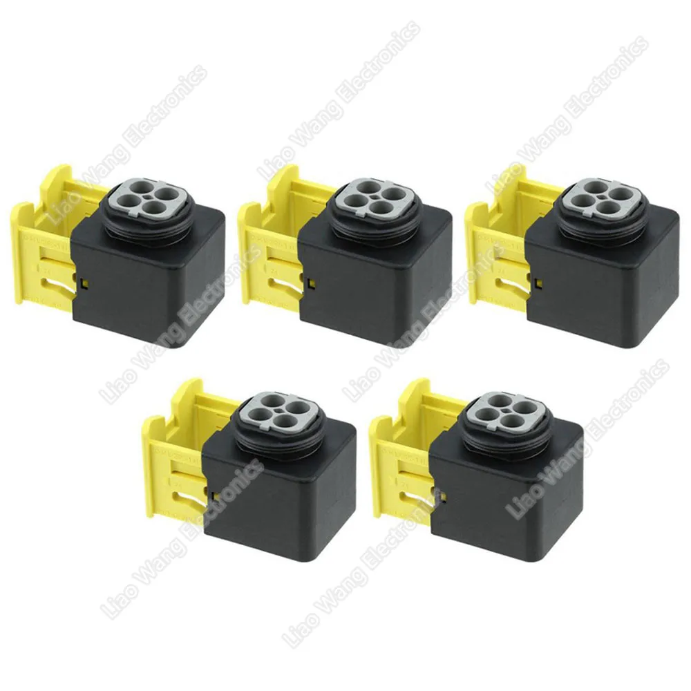 

5 sets 4 pin Automotive Sensor Controls Harness Connector Connector With Terminal 1-1418390-1 4P