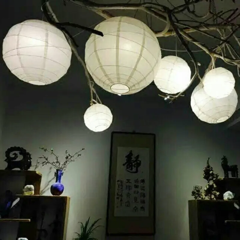 Lamp Shade Paper 30 cm White
