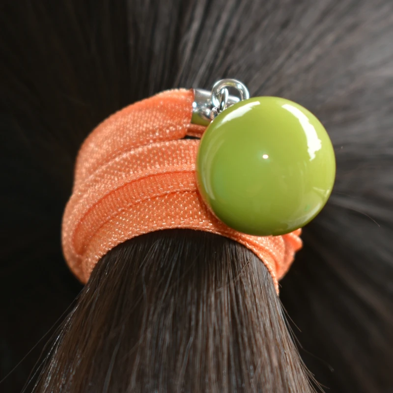 Korean Fascinator Elastic Hair Bands Cute Girls Transparent Shining