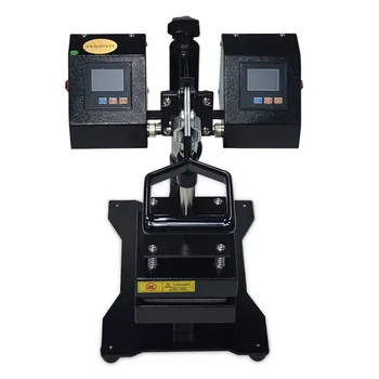 

5"x5" Clamshell style heat press Rosin Press Dual Element Heating