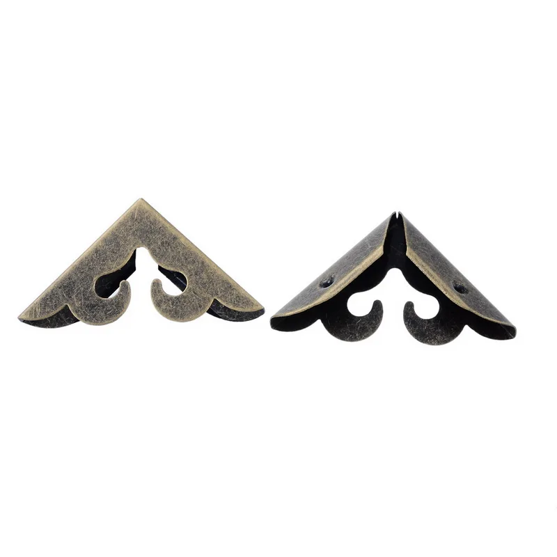 

20PCs Decorative Metal Corner Brackets Book Scrapbooking Albums Corner Protectors Cloud Bronze Tone 3.8x2.1cm