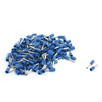 

190Pcs E1008 Blue Pre Insulation Wiring Connectors Terminals for 1.0 mm2 Cable