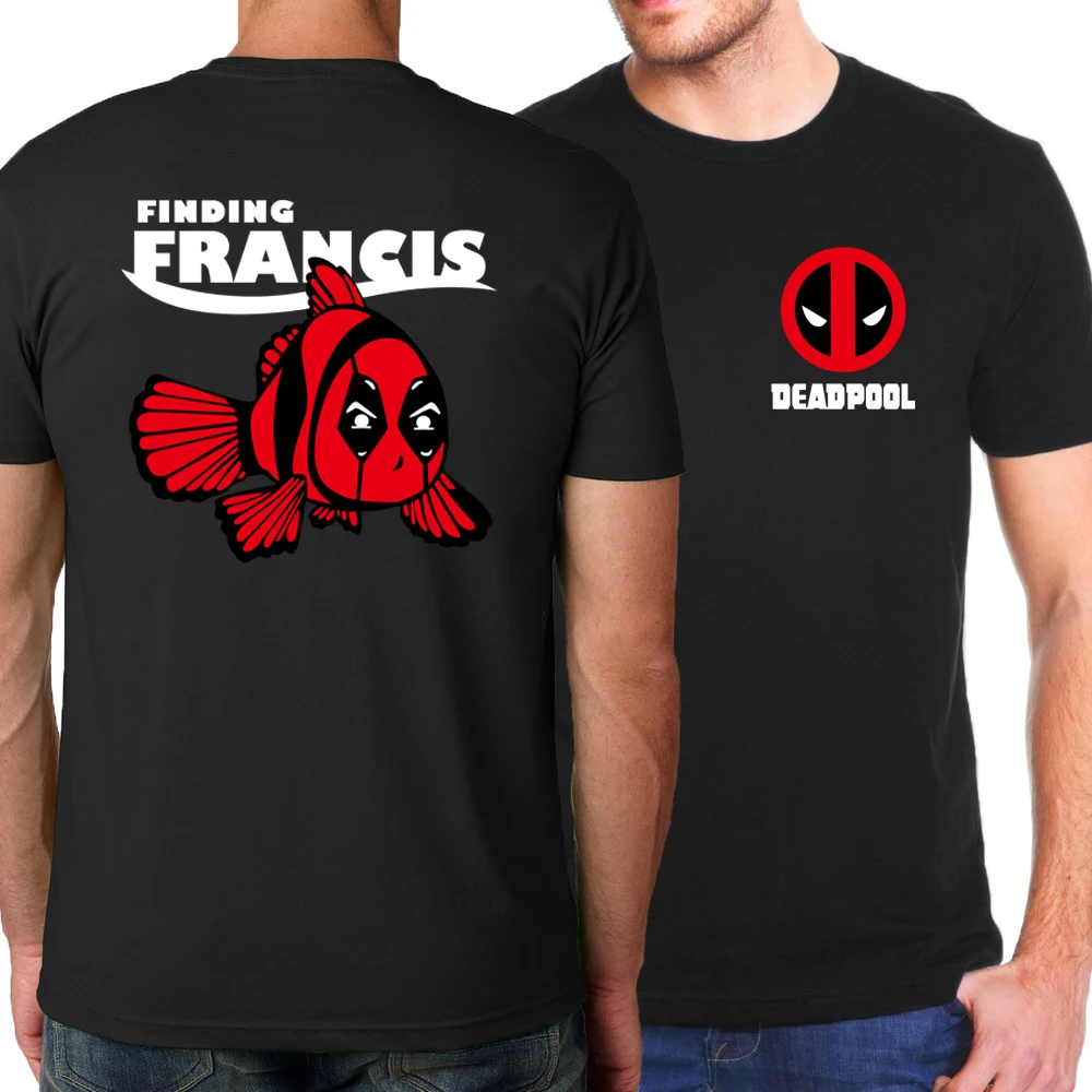 

2017 Summer Series Deadpool Men T Shirt The Flash/ The Punisher/ Deadpool T-Shirts Men Slim Fit Hip Hop Brand-Clothing