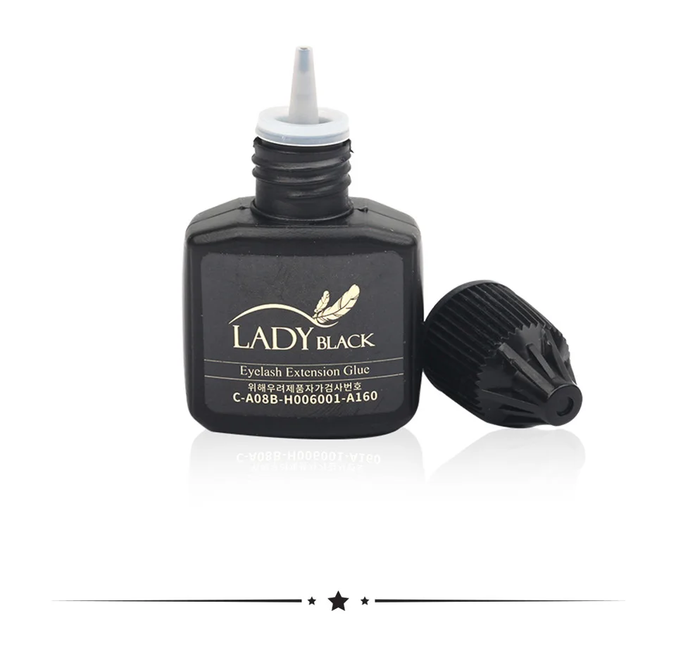 Cola de Extensão dos Cílios Tempo de Secagem Ferramentas de Maquiagem Newcome Senhora Esparadrapo Preto 3-4s Rápido Baixa Qualidade Superior Sensível Cola 10 ml - pc 4 High Quality Beleza e saúde