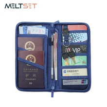 Tragbare Reisepass Lagerung Tasche Veranstalter Bargeld Kreditkarte ID Halter Fall Multi Tasche Handtasche Organizer Hause Liefert