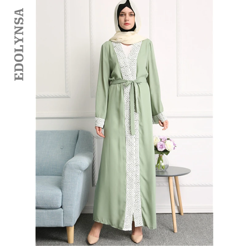 Мусульманское платье Abaya в Дубае модель 2020 года винтажное кафтан с принтом
