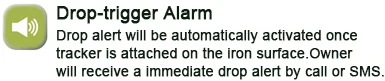 drop alarm
