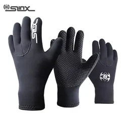 3 мм неопреновые перчатки для дайвинга, подводной охоты, парусный спорт, Плавание ming, Плавание перчатки анти-скольжения, теплые