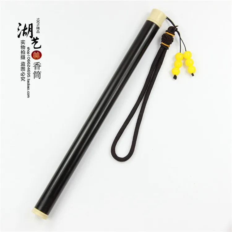 

Collectables - autograph creative incense with ebony snail mouth joss stick cylinder tube sweet bursa snuff bottle perfume box
