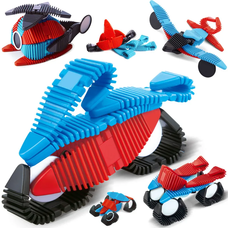 

22PCS DIY 3D Magnetic Toys Building Toy Silicone Magnetic Blocks Educational Kids Gift Magnetic Building Strips Children Toys