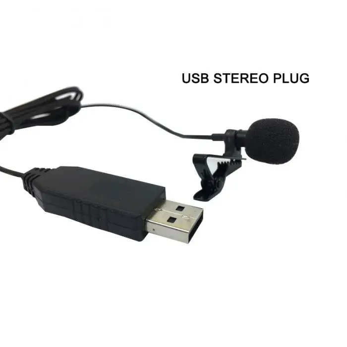 USB микрофон Микрофон с галстуком воротник рубашка клип DU55