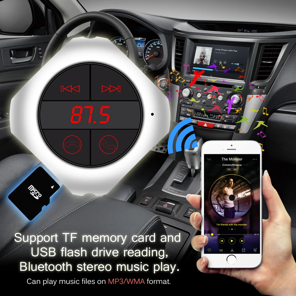 Car Bluetooth  Kit MP3 Player (2)