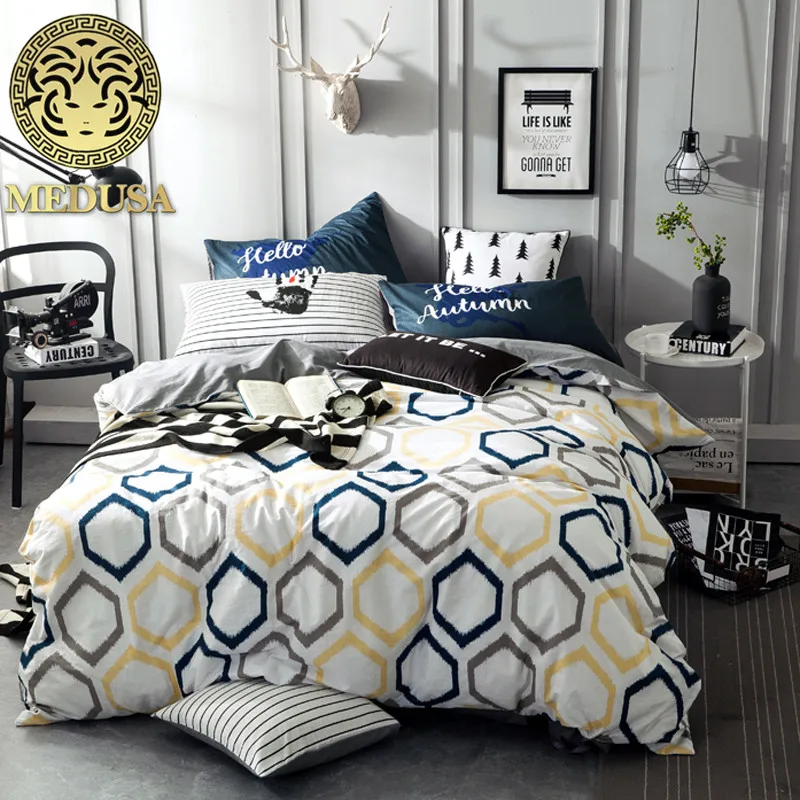 

Medusa molecule cotton bedding set duvet/doona cover sheet pillow cases bedclothes QUEEN DOUBLE SINGLE