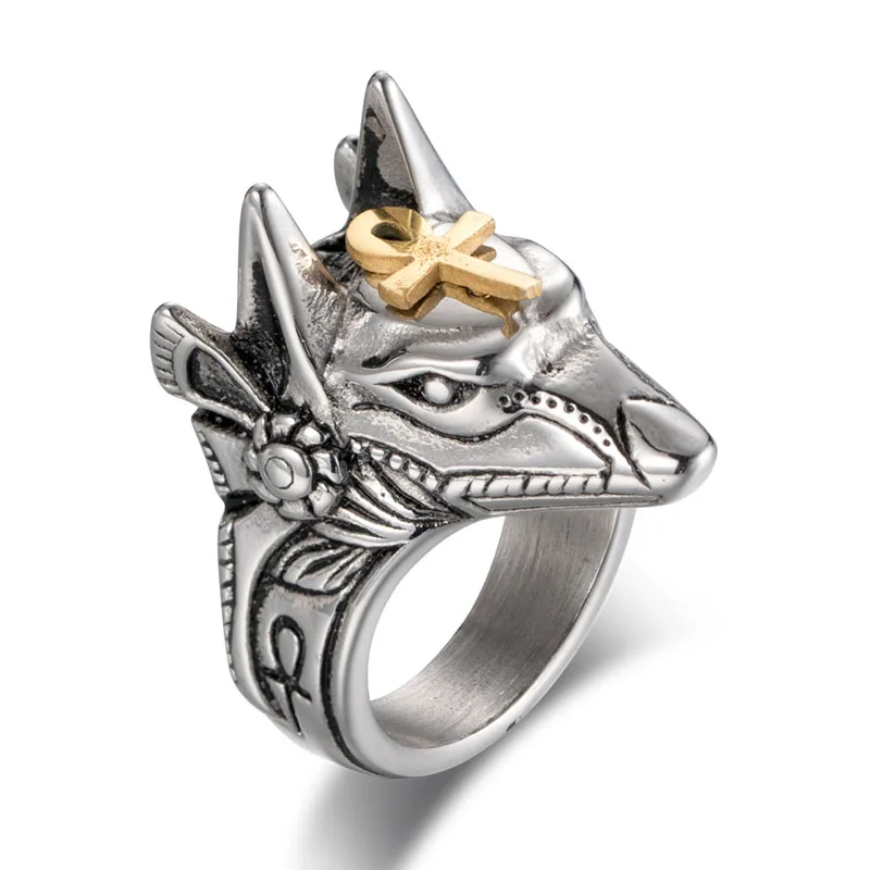 Vintage Anubis Ancient Egyptian Grim Reaper Ring Female Self Anubis Ancient Egyptian Grim Reaper