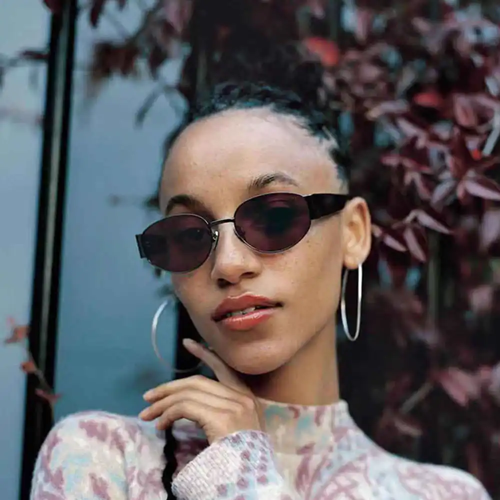 ンテージスチームパンクサングラス19パンク金属サングラス男性ヨーロッパとアメリカのヴィンテージトレンディ楕円眼鏡女性赤 緑 紫 サングラス Aliexpress