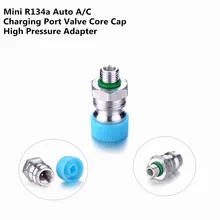Алюминиевый сплав Универсальный R134A Высокое напряжение Авто AC 3/8 порт для зарядки клапан сердечник крышка адаптер для автомобилей Кондиционер