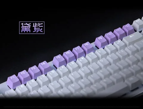 12 keycap PBT, улыбающийся Ангел f1 до f12 функция персональной клавиатуры keycap