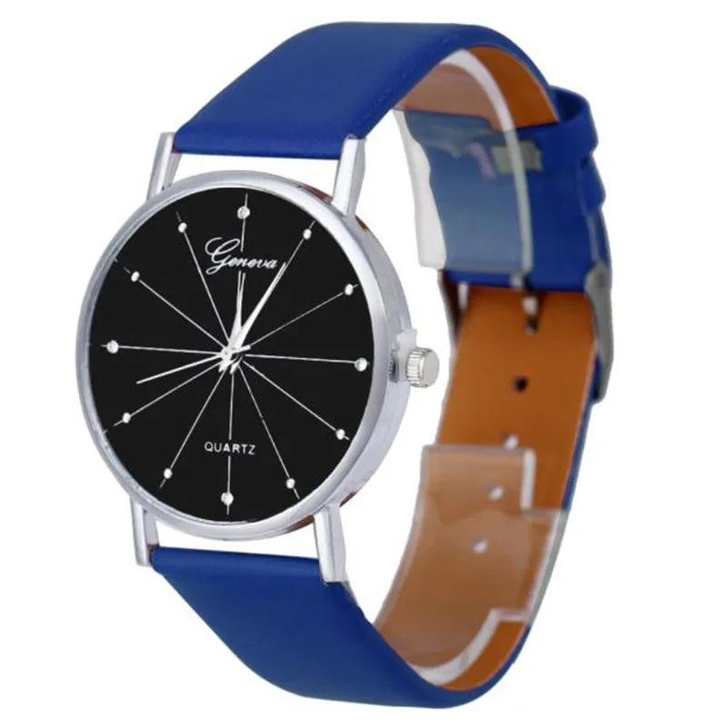 Women's watches casual watches Quartz Dial Analog women's watches with leather bands Women Watches Clock Reloj mujer M14#N (8)