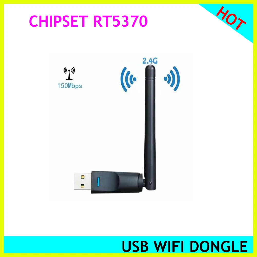 

5pcs chipset RT5370 External USB WiFi Adapter Antenna Dongle for freesat v8 golden v8 super v7 max v7 combo v7 skysat v10 v9plus