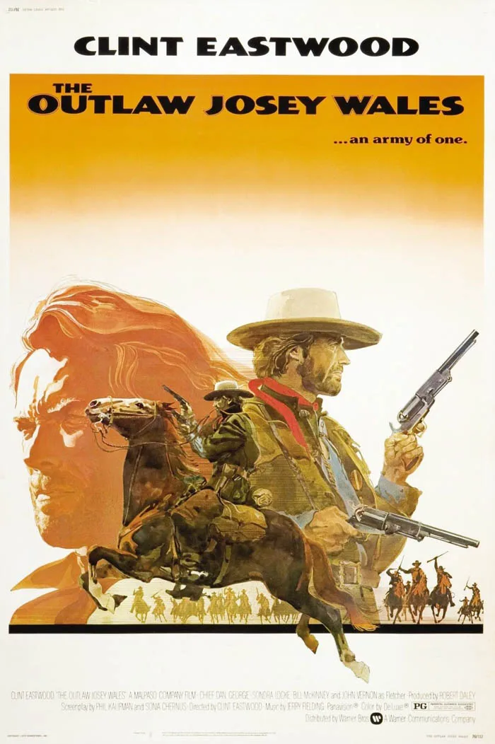 

The Outlaw Josey Wales Movie Clint Eastwood Western Silk Poster Art Bedroom Decoration 1901
