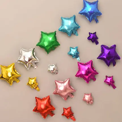 10 шт./партия 10 дюймов звезда розового золота фольги Воздушные шары свадебный фон на день рождения декор воздушный надувной Globo Детский подарок игрушки