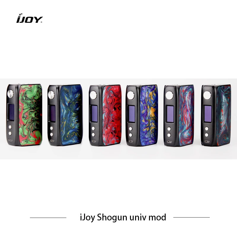 Doble resina cigarrillos electrónicos caja Mod iJoy Shogun Univ 180 W Dual de la batería Vape Mod del squonk Mech Mod Voopoo caja mod de arrastre 2 - 3