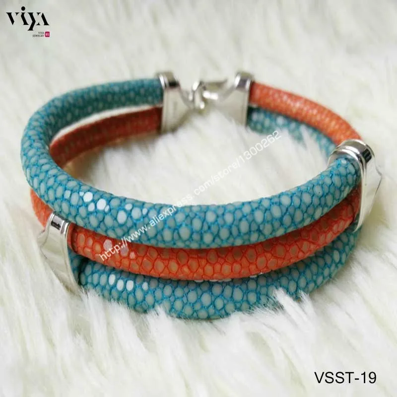 Mix-colors-stingray-leather-bracelet