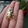 1Pc Vintage Cute Insect Beetle Brooch, Pins And Brooches For Women 5 Color of Fashion Jewelry Natural Love ► Photo 2/6