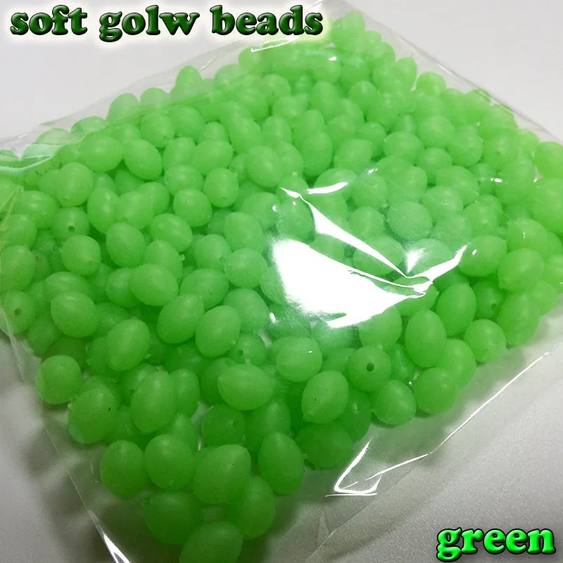 

luminous shape beads soft green color premium quality size 3*4 4*6 5*8 6*8 6*10 7*10 8*12mm color: green 600pcs/lot
