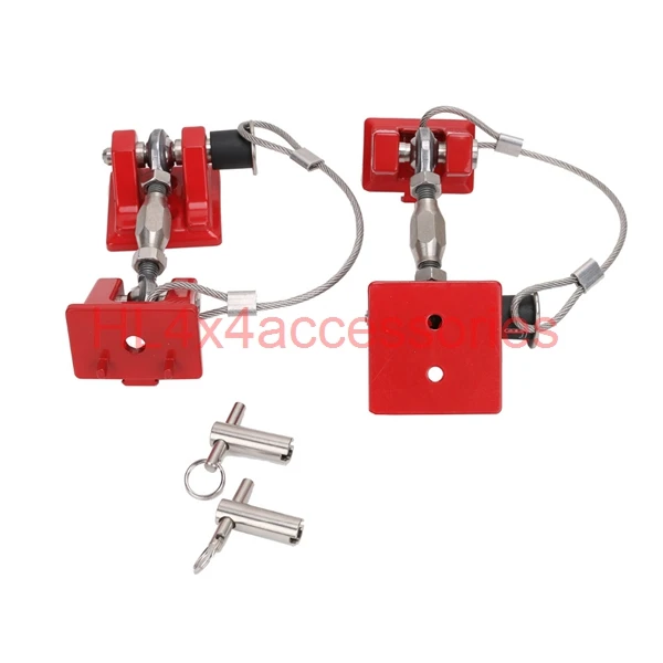 RED Hood Lock Catch Latch07