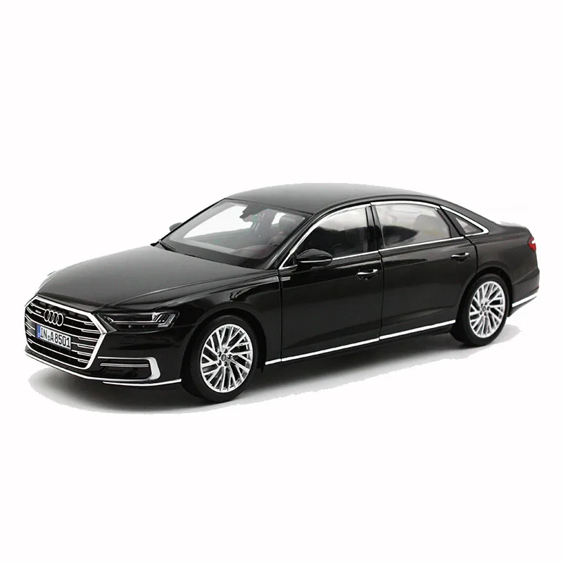 

1/18 All New Audi A8 L 2018 Diecast Metal Car Model Toys For Kids Gift Collection Black Free Shipping