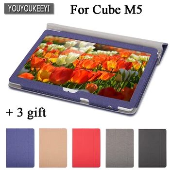 

10.1" Protective PU Leather Folding Stand Case Cover For ALLDOCUBE M5 Tablet PC free Screen Film gifts