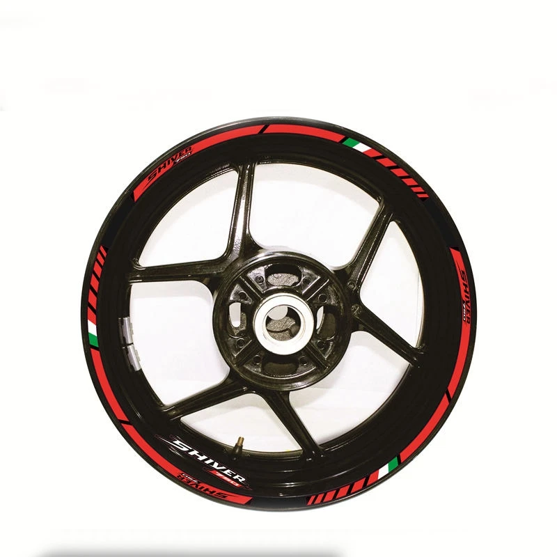 Наклейки на колеса мотоцикла Набор наклеек полоски ламинированные для APRILIA SHIVER