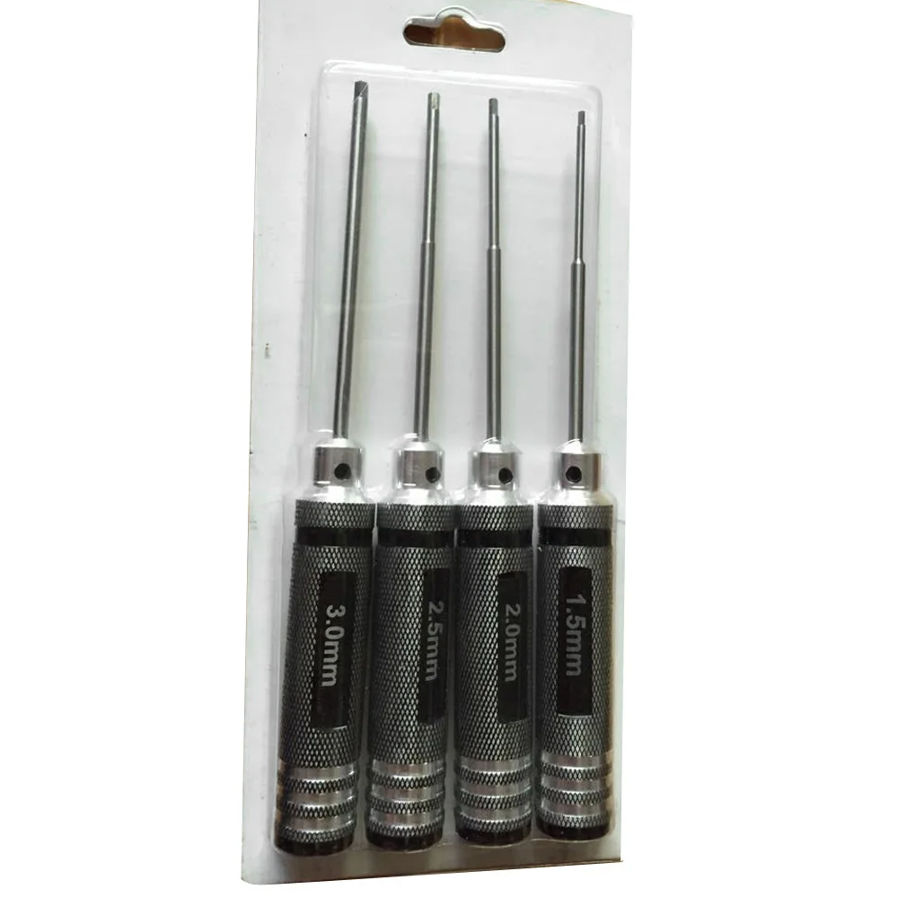 4x Мини Micro с шестигранной Набор ключей Allen Ключ отвертка Tool Kit 1,5 мм-3,0 мм