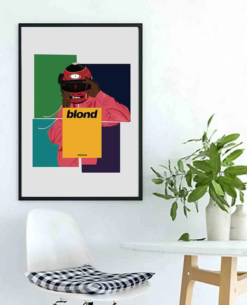 #*Cheap Art Poster Decoration Frank Ocean Hot Blonde Music Cover R amp;B Hip Hop 12x18 24x36 Living Room Picture Decor Canvas Painting