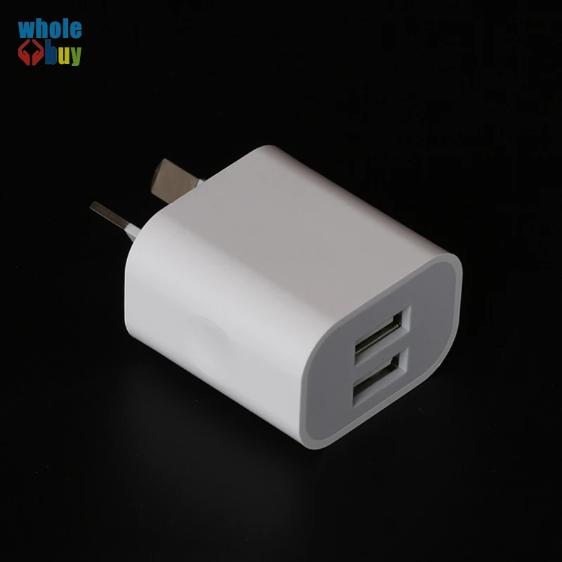 AU Plug два USB 1/2 USB порты, для мобильных телефонов зарядное устройство DC выходной адаптер питания используется для мобильных телефонов планшетных ПК 100 шт./лот