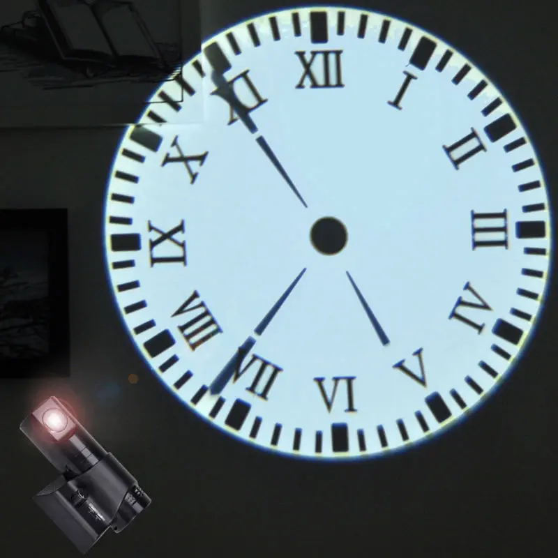 Creative LED projection clock projection watch Roman character