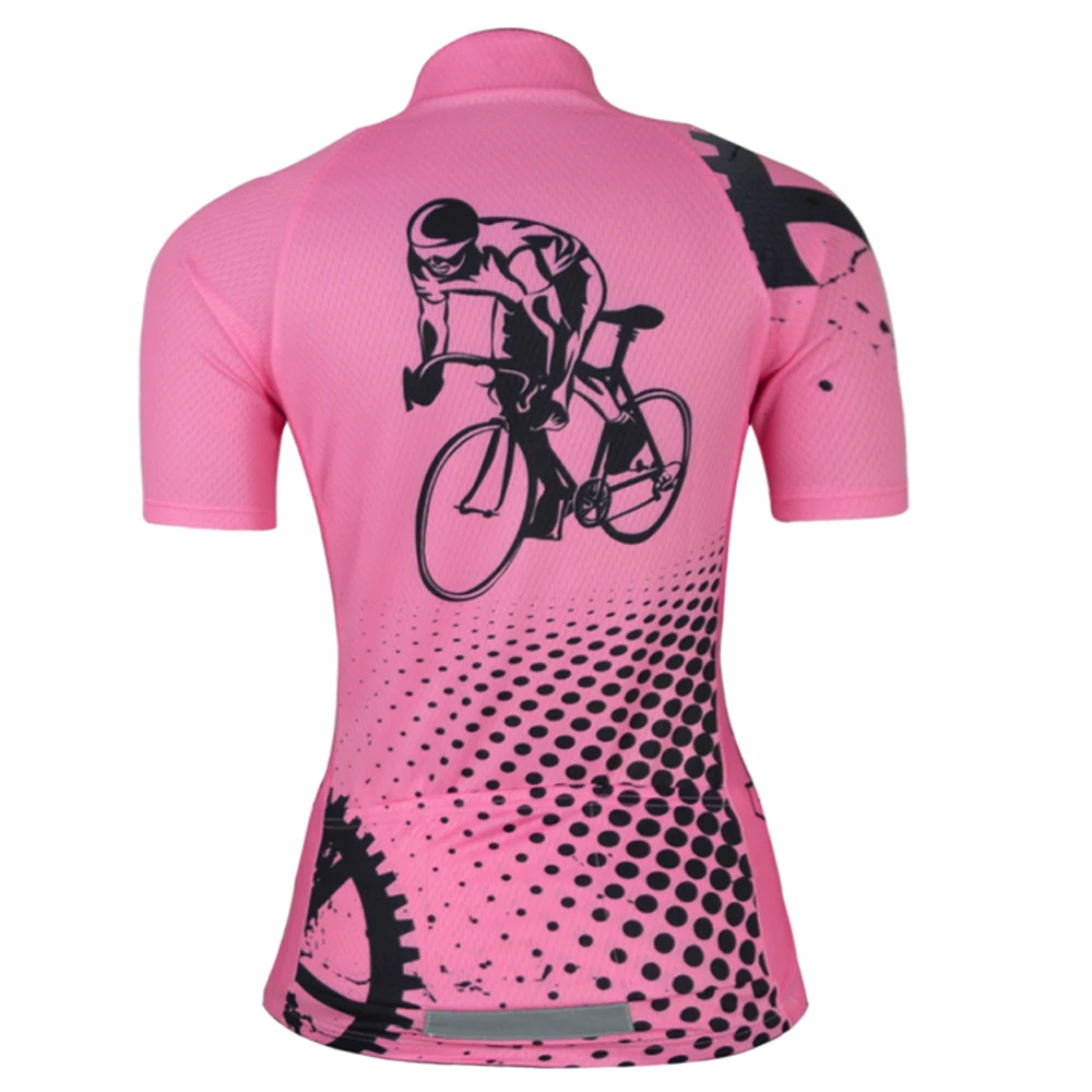 Aogda Summer Women's Cycling Jersey Sets Maillot Ciclismo Short Sleeve Bicycle Clothing Breathable Bike Jersey