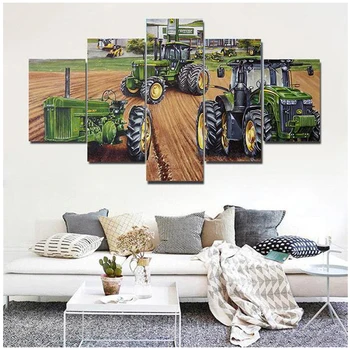 

5pcs Diamond Embroidery Farm Tractor Mosaic Full Square Round Multi-pictures combination 5d diy diamond PaintingZP-1669