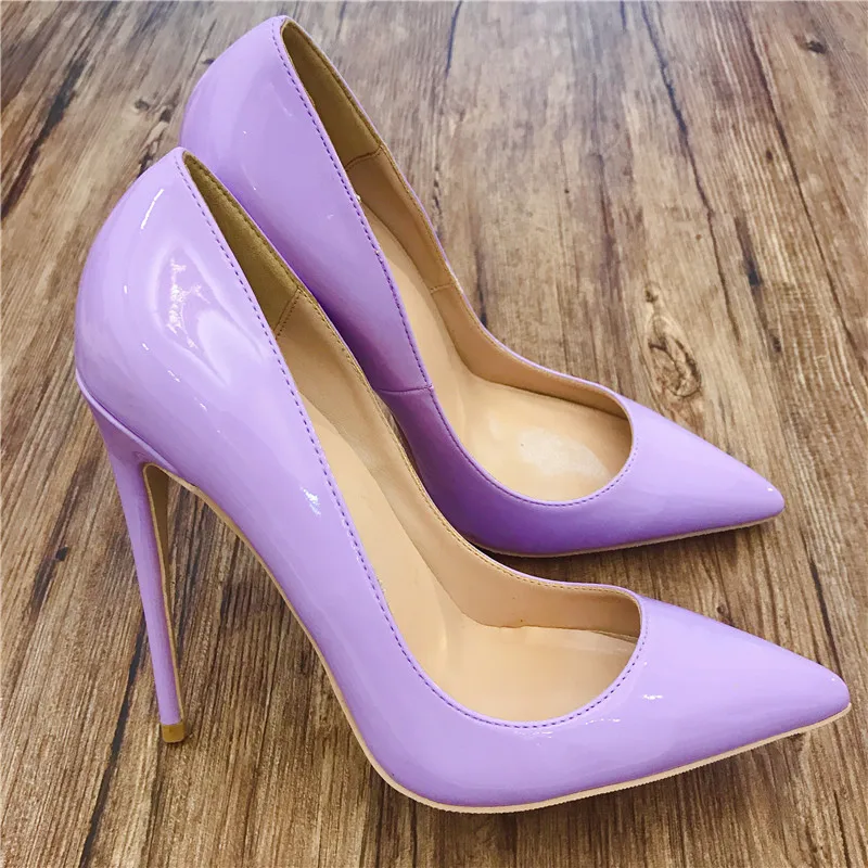 zapatos morados mujer