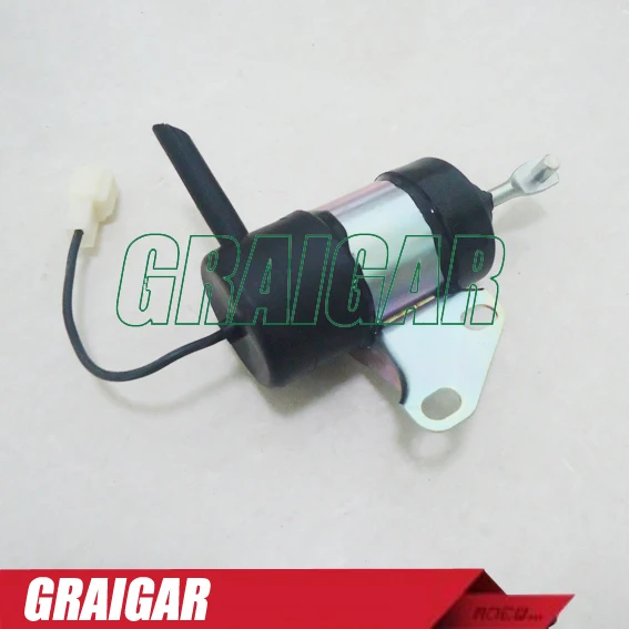 

5pcs/lot Kubota Fuel Shut Off Stop Solenoid 16851-60014, 052600-4531 for Denso B7410D BX1500D BX1800D